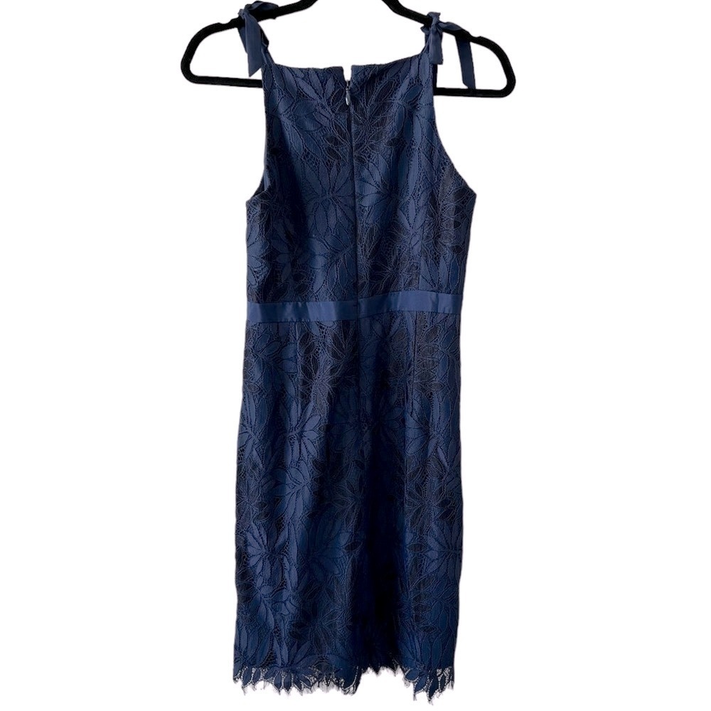 Lilly Pulitzer Kayleigh Shift Lace Dress in True Navy Size 6 NWT - Picture 4 of 6